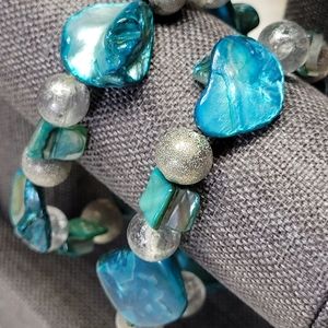 Blue stone bracelet